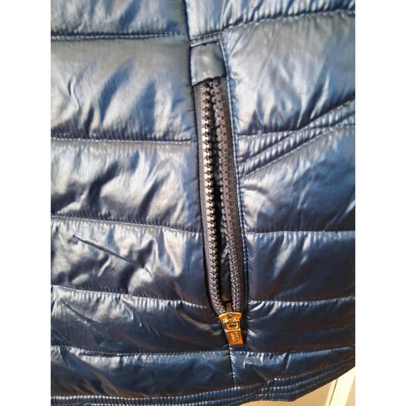 Tommy Hilfiger Sport Ladies Navy Blue Colorblock Quilted Puffer Vest Size S E1 - Picture 3 of 7